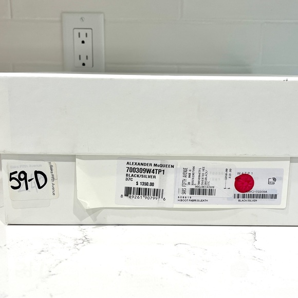 Alexander McQueen 75mm Arc Sock Ankle Boots In Black - Picture 11 of 12